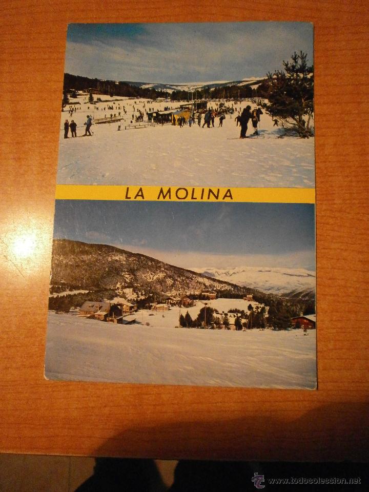 Postais: POSTAL LA MOLINA 1 PISTA LARGA 2 HOTELES DESDE LAS PISTAS CIRCULADA