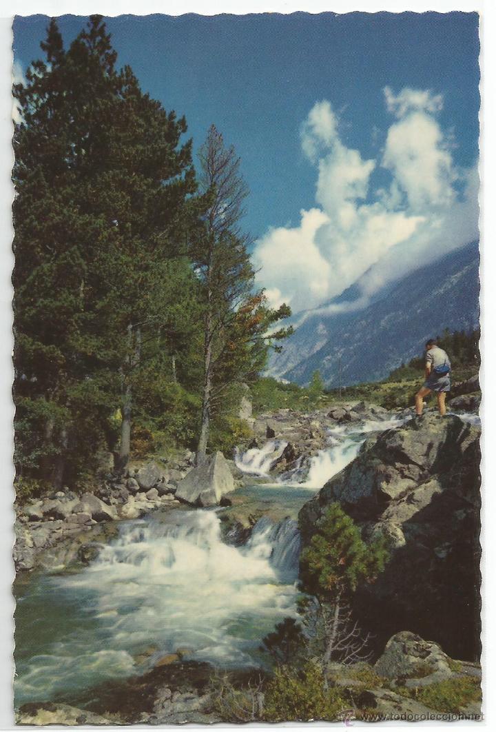 Postales: VALLE DE BOHI N&ordm; 5046 .- INMEDIACIONES DEL BALNEARIO DE CALDAS DE BOHI.- GARCIA GARRABELLA