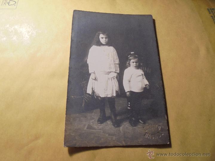 Postkarten: MASNOU - POSTAL FOTOGRAFICA CARTULINA J. CERD&Aacute; ESTUDIO FOTOGRAFICO EL SIGLO DE MASNOU 14X9 CM.