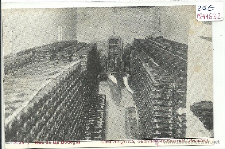 Postkarten: (PS-44632)POSTAL DE GUARDIOLA DE FONTRUBI-CASA BAQUES.UNA DE LAS BODEGAS
