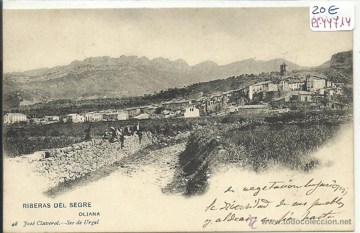 Postkarten: (PS-44714)POSTAL DE RIBERAS DEL SEGRE-OLIANA.JOSE CLAVEROL