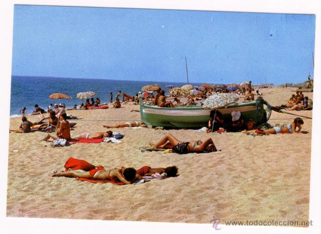 Postales: **CANET DE MAR** - LA PLAYA (1971) - Foto 1
