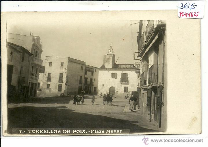 Postkarten: (PS-44825)POSTAL FOTOGRAFICA DE TORRELLAS DE FOIX-PLAZA MAYOR