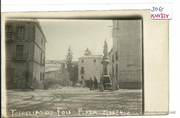 Postkarten: (PS-44824)POSTAL FOTOGRAFICA DE TORRELLAS DE FOIX-PLAZA MORERAS