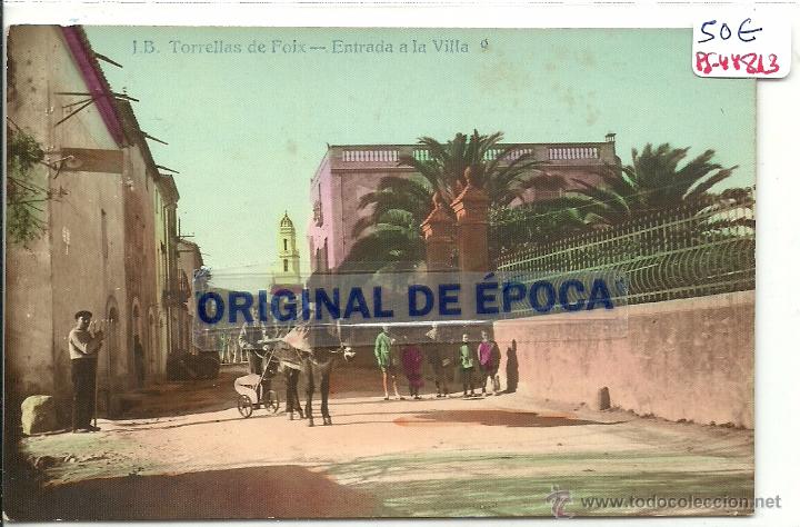 Postcards: (PS-44813)POSTAL FOTOGRAFICA DE TORRELLAS DE FOIX-ENTRADA A LA VILLA