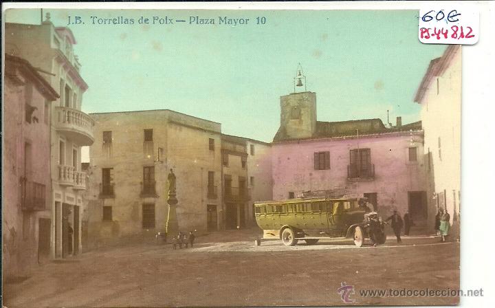 Postkarten: (PS-44812)POSTAL FOTOGRAFICA DE TORRELLAS DE FOIX-PLAZA MAYOR