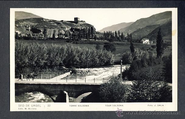 Postales: Postal de LA SEU D' URGELL: Torre Solsona (Foto Sala 22, Edic. Moreno)