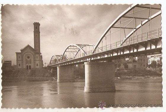 Postales: TORTOSA 28. Puente sobre el Ebro. Ed.Garcia Garabella -Vell i Bell.