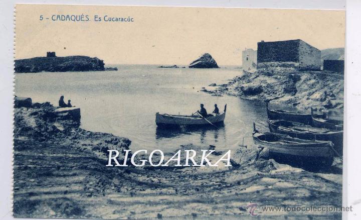 Postales: CADAQU&Eacute;S (GERONA).- ES CUCARAC&Uacute;C - Foto 1