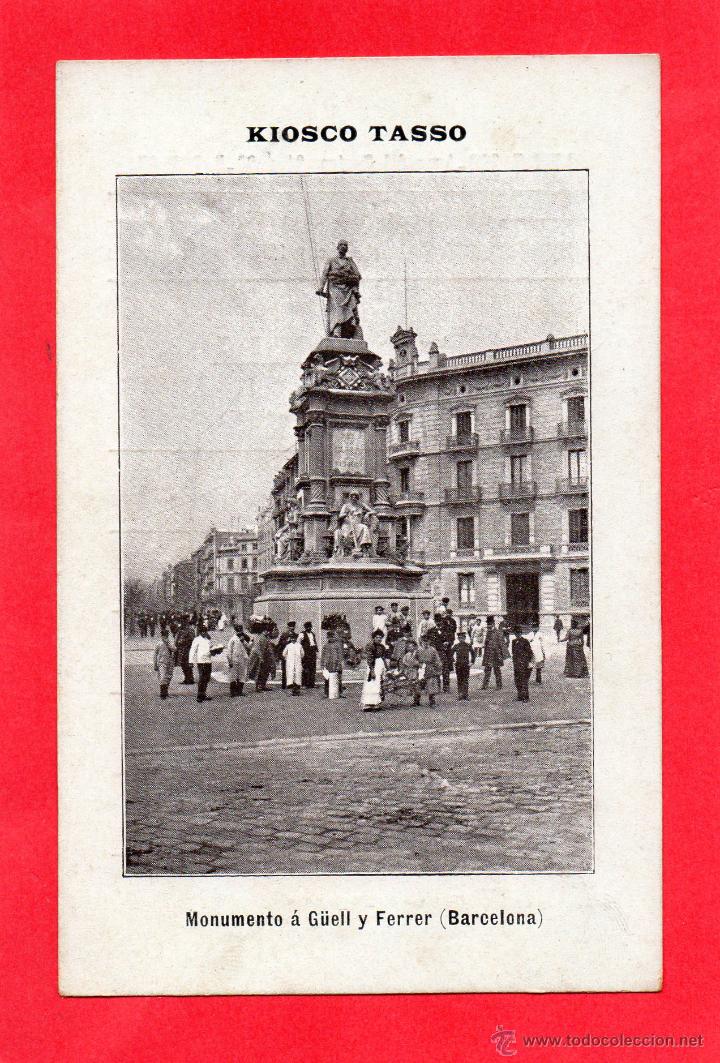 Postales: monumento a g&uuml;ell y ferrer - Foto 1
