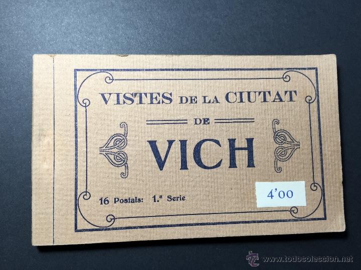 Postales: Bloc de postals Vistes de la Ciutat de Vich. Vic. - Foto 1