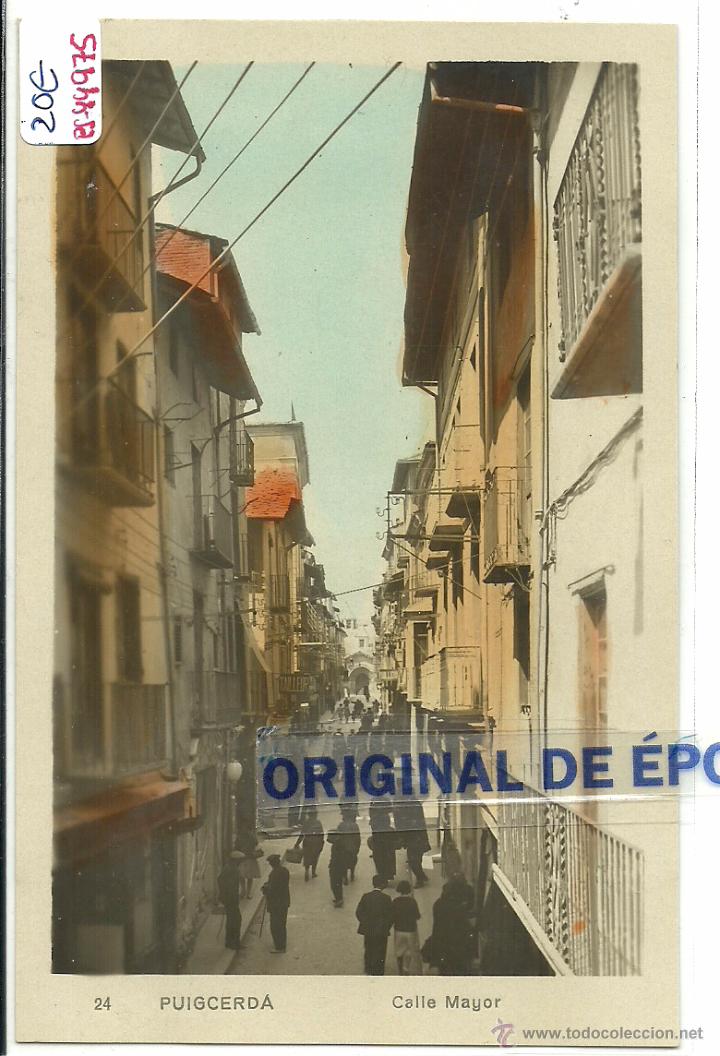 Postkarten: (PS-44975)POSTAL FOTOGRAFICA COLOREADA DE PUIGCERDA-CALLE MAYOR