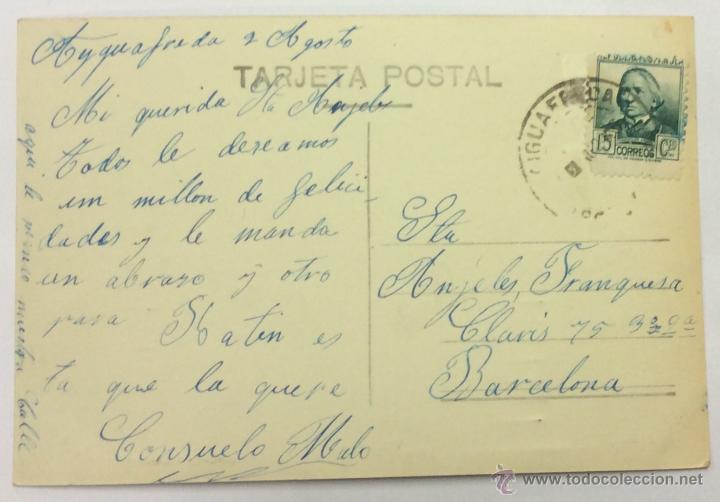 Postales: AIGUAFREDA. VISTA GENERAL. CIRCULADA. - Foto 2
