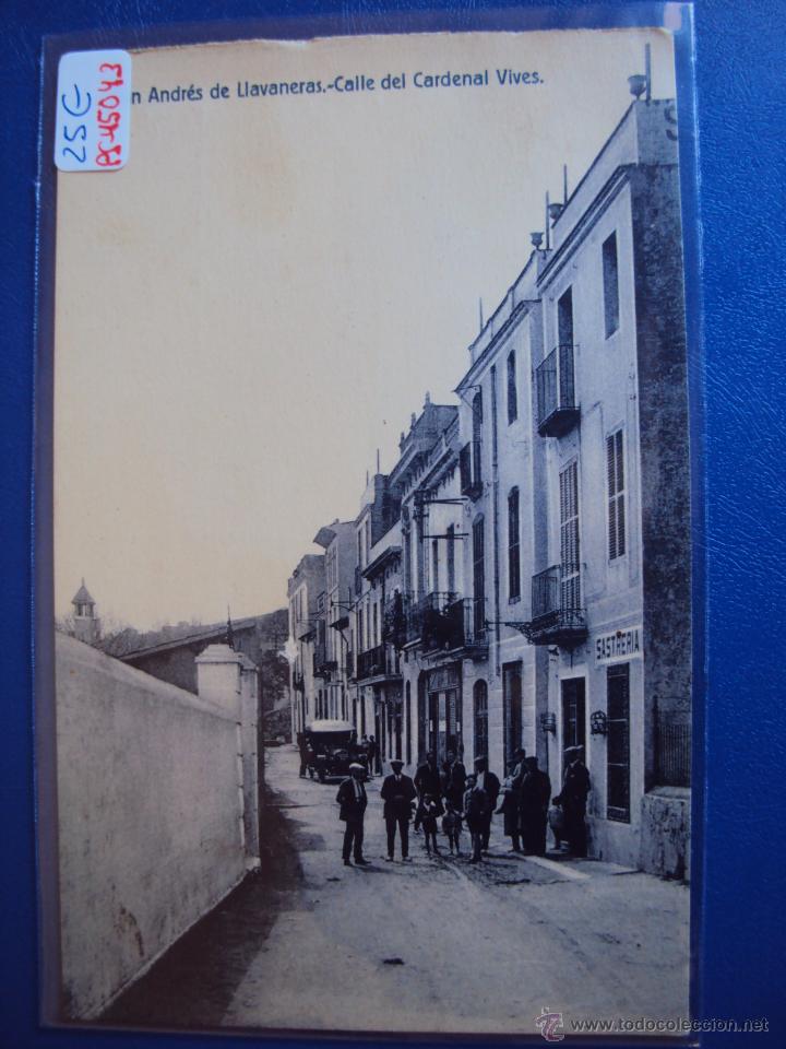 Postkarten: (PS-45043)POSTAL DE SAN ANDRES DE LLAVANERAS-CALLE DEL CARDENAL VIVES