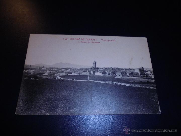 Postkarten: 1 STA. COLOMA DE QUERALT - VISTA GENERAL . L. ROISIN FOT. 14X9 CM.