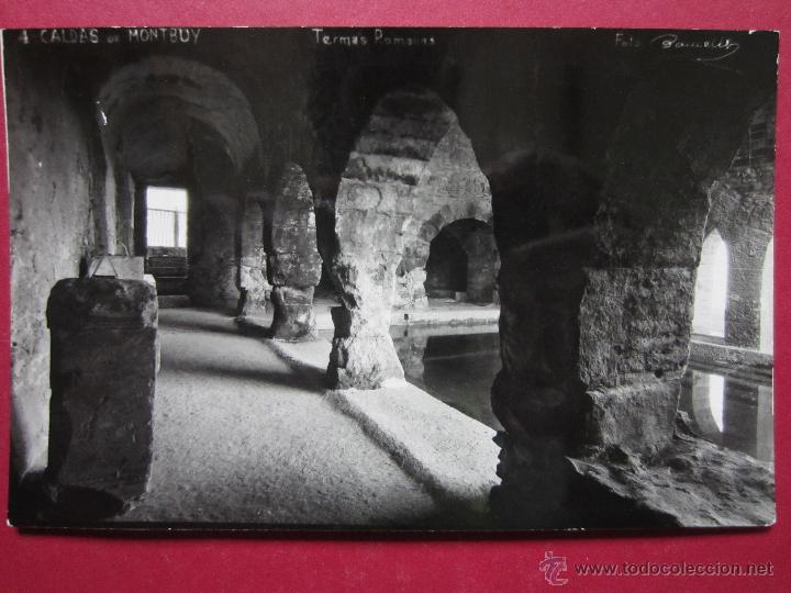 Postales: CALDAS DE MONTBUY - TERMAS ROMANAS - FOTO BANCELLS. n&ordm;4.