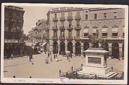Postales: POSTAL REUS PLAZA DE PRIM - Foto 1