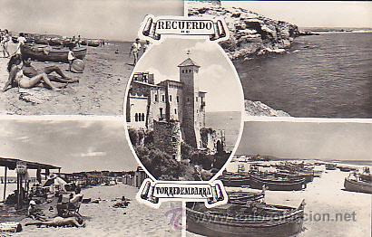 Postales: POSTAL TORREDEMBARRA DIVERSOS ASPECTOS DE LA PLAYA - Foto 1