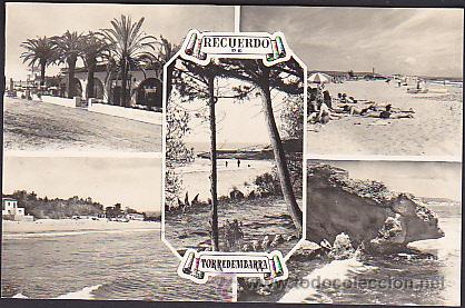 Postales: POSTAL TORREDEMBARRA DIVERSOS ASPECTOS DE LA PLAYA - Foto 1