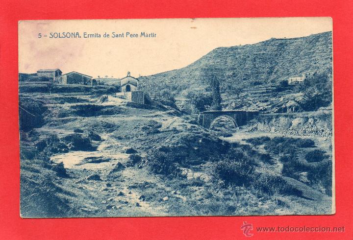 Postales: solsona. 5 ermita de sant pere martir - Foto 1