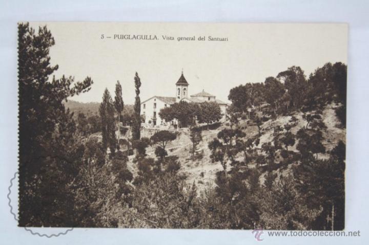 Postais: Antigua Postal de Puiglagulla. Vista General Santuari - N&ordm; 5 - Joaqu&iacute;n Mumbr&uacute; - Sin Circular