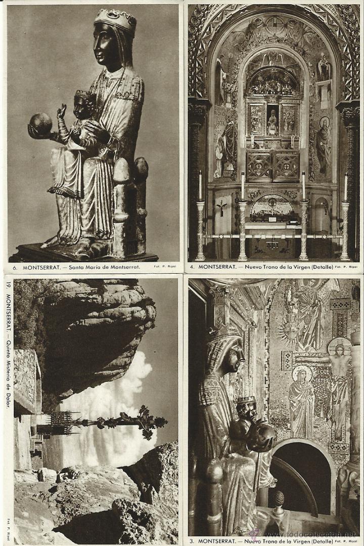 Postales: Lote de 4 Postales de Montserrat. - Foto 1