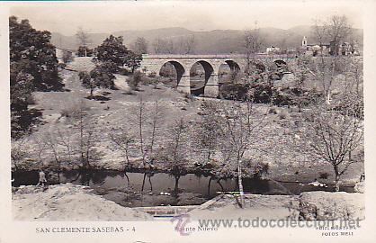 Postales: POSTAL SAN CLEMENTE DE SASEBAS PUENTE NUEVO - Foto 1