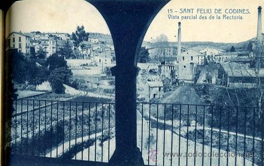 Postales: SANT FELIU DE CODINAS--VISTA PARCIAL DESDE LA RECTORIA-15--- THOMAS-