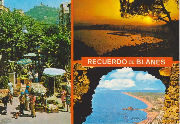 Postales: (105) BLANES. MERCADILLO - Foto 1
