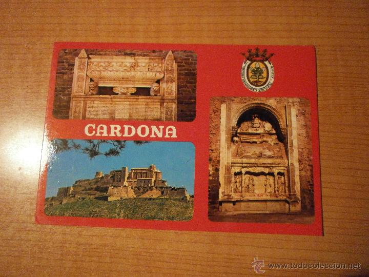 Postkarten: POSTAL CARDONA CASTILLO Y TUMBAS SIN CIRCULAR
