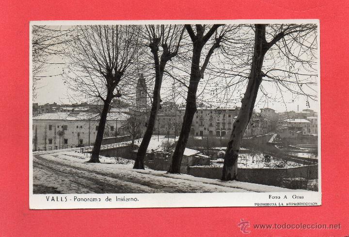 Postales: valls. panorama de invierno. guri - Foto 1