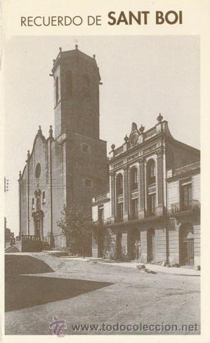 Postales: SANT BOI DE LLOBREGAT - POSTAL RECUERDO - ED. EUROPUBLIANTIC - A&Ntilde;O 1934 - NUEVA