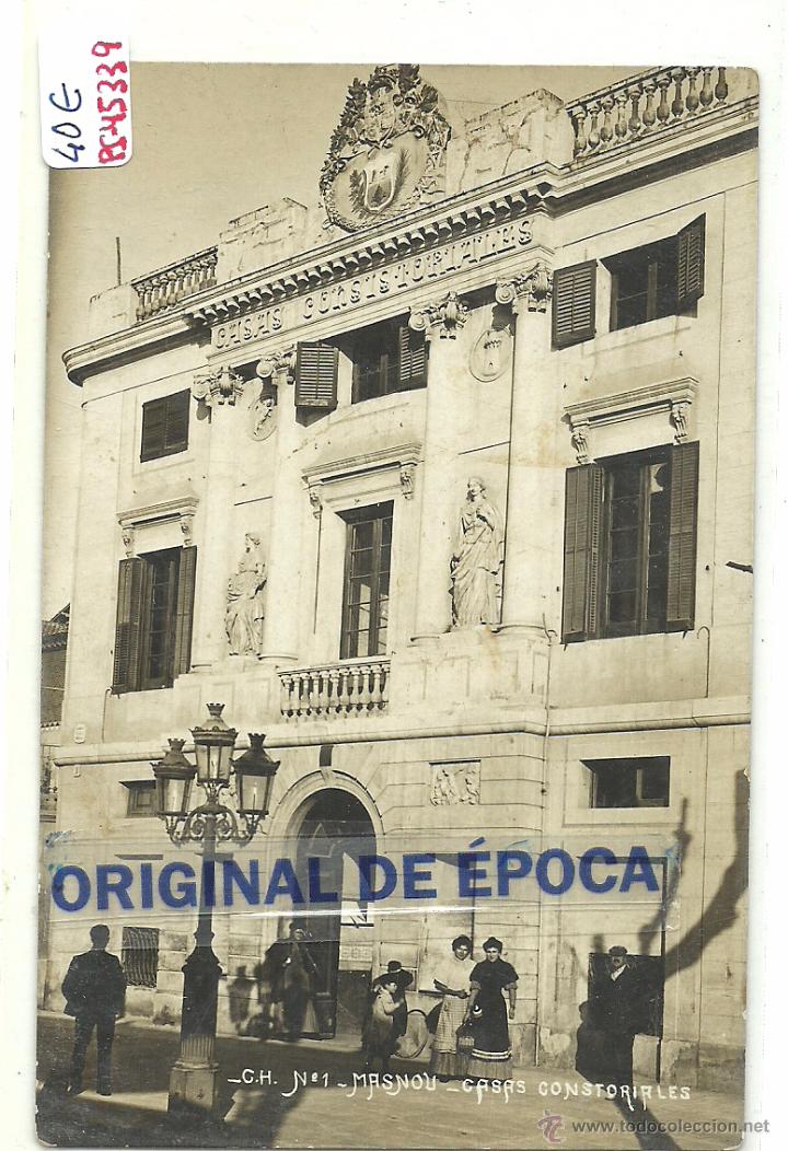 Postcards: (PS-45339)POSTAL FOTOGRAFICA DE MASNOU-CASAS CONSISTORIALES