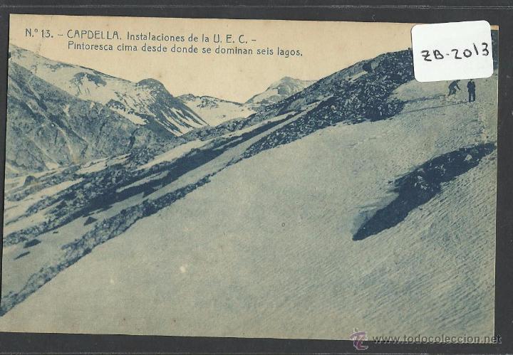 Postales: CAPDELLA - 13 - CIMA E INSTALACIONES DE LA U.E.C. - THOMAS - (ZB-2013) - Foto 1