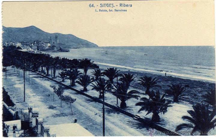 Postales: BONITA POSTAL - SITGES (BARCELONA) - RIBERA - Foto 1