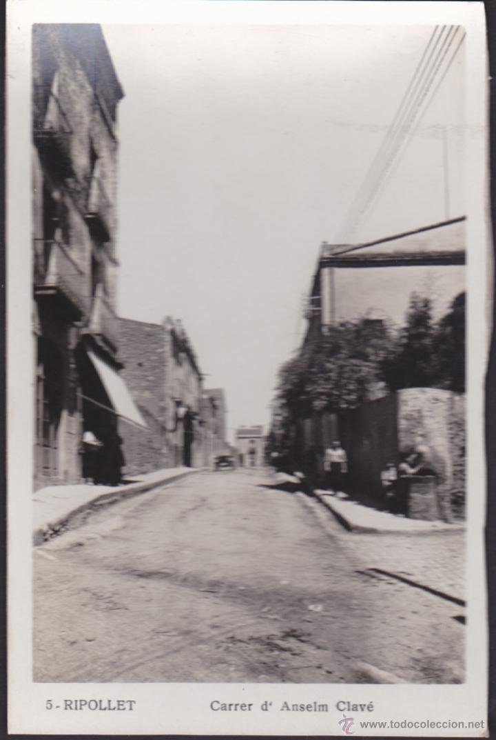 Postales: POSTAL RIPOLLET CARRER DANSELM CLAVE - Foto 1