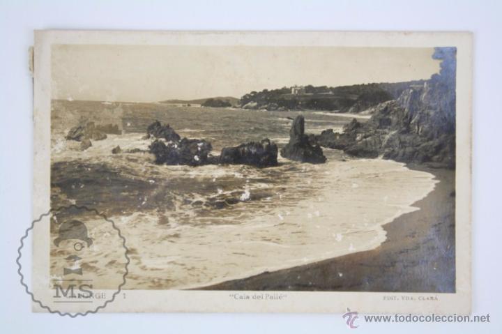 Postkarten: Antigua Postal Fotogr&aacute;fica - Sant Antoni de Calonge. Cala del Pall&eacute;, 1 - Circulada, A&ntilde;o 1948