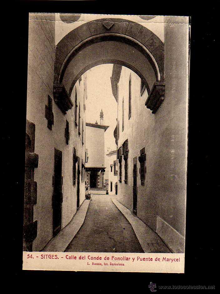Postales: Postal de Sitges. - Foto 1