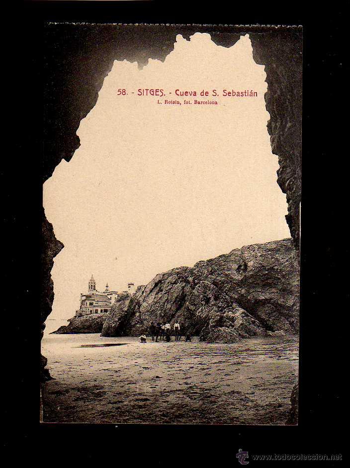 Postales: Postal de Sitges. - Foto 1