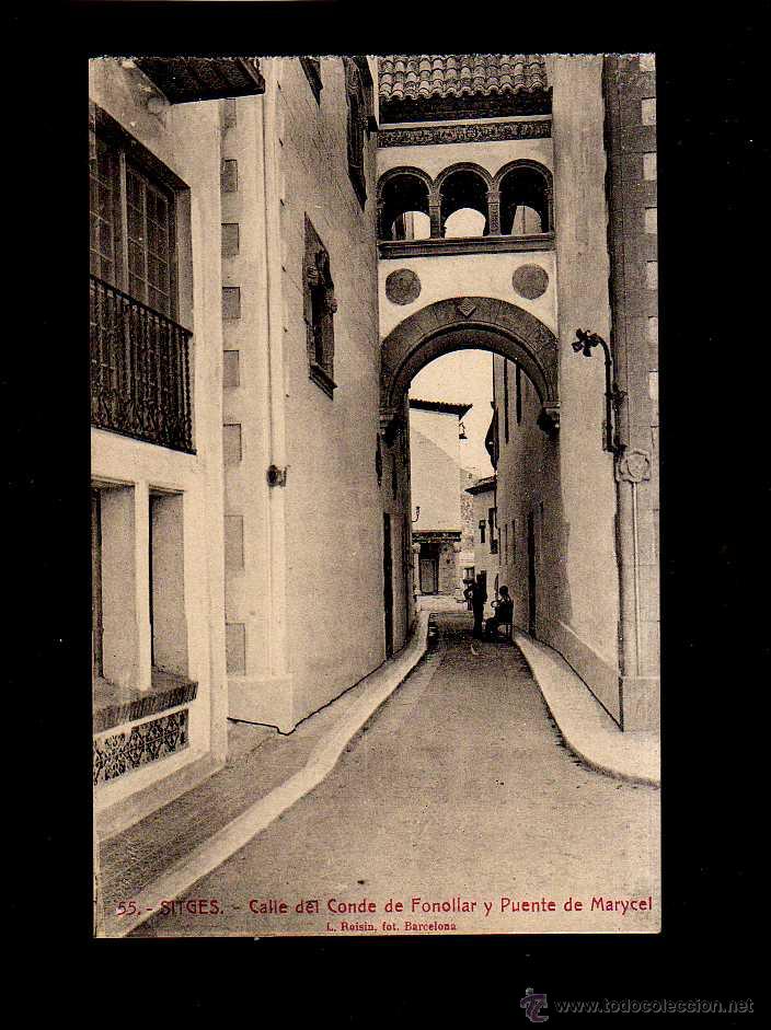 Postales: Postal de Sitges. - Foto 1