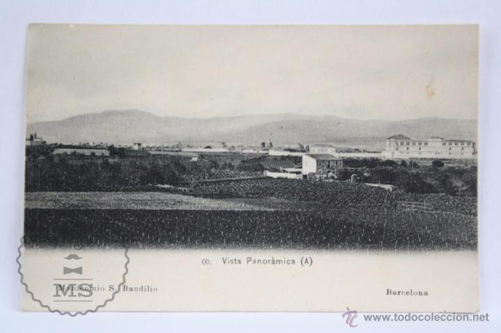 Postcards: Antigua Postal - San Boy / Sant Boi de Llobregat. Manicomio San Baudilio. 00. Vista Panor&aacute;mica A