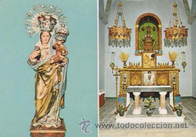 Postales: SANTUARI DE PINOS - MARE DE DEU - ALTAR MAJOR - ED. FOTO ART - A&Ntilde;O 1974 - ESCRITA