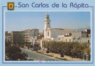 Postkarten: SAN CARLOS DE LA RAPITA - PASEO CARLOS III - N&ordm; 14 - ED. ESCUDO DE ORO  - A&Ntilde;O 1988 -  NUEVA