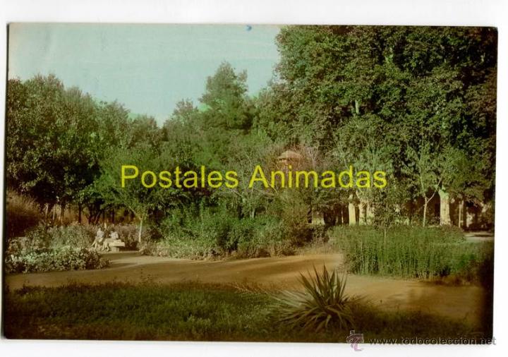 Postales: (l0425) Lerida - Detalle De Los Jardines De Los Campos Eliseos - Edicion - Lleida Postal Fotografica