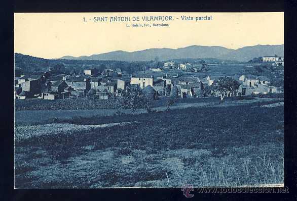 Postales: Postal de SANT ANTONI DE VILAMAJOR: Vista parcial (Roisin num. 1)