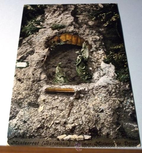 Postcards: POSTAL ANTIGUA DE MONTSERRAT - 1&ordm; MISTERIO DE DOLOR - PURGER & CO. MUNCHEN N&ordm; 3092 -NO CIRCULADA