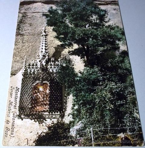 Postcards: POSTAL ANTIGUA DE MONTSERRAT - 3&ordm; MISTERIO DE GOZO - PURGER & CO. MUNCHEN N&ordm; 3097 -NO CIRCULADA