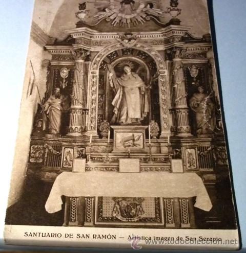 Postcards: POSTAL ANTIGUA DE SAN RAMON - ARTISTICA IMAGEN DE SAN SERAPIO - NO CIRCULADA
