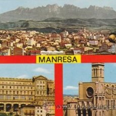 Postales: MANRESA - 3 FOTOS - MONTSERRAT - Nº 4 - ED. FOTOCOLOR VERT - AÑO 1974 - ESCRITA
