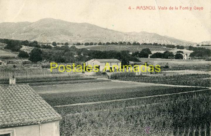 Postkarten: a01641 Masnou - Vista De La Font Y Gayo - Thomas N&ordm;4
